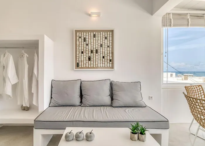 Sandy Studio With View In Naousa
